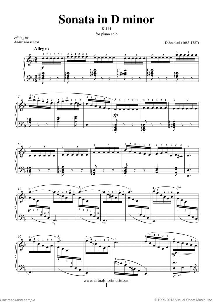Scarlatti keyboard sonatas pdf online